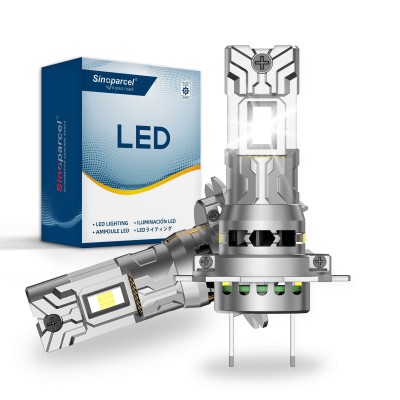Sinoparcel H7 LED Headlight Bulb High or Low Beam,Fog Light Bulb,20000LM/Set 6500K Plug and Play, 2 Pcs