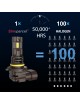 Sinoparcel Upgrade 9005/HB3 LED Headlight Bulbs,20000 Lumens/Set 6500K,High Beam Halogen Replacement,Pack of 2