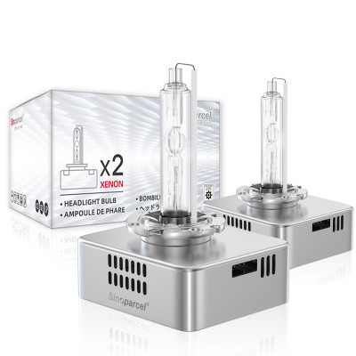 Sinoparcel D5S  Xenon HID Headlight Bulbs 25W OEM with Integrated Ballast - 6000K Pack of 2